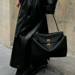 Noir - Boucle Argent - Grande