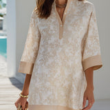 Estelle | Abito Camicia Corto a Fiori